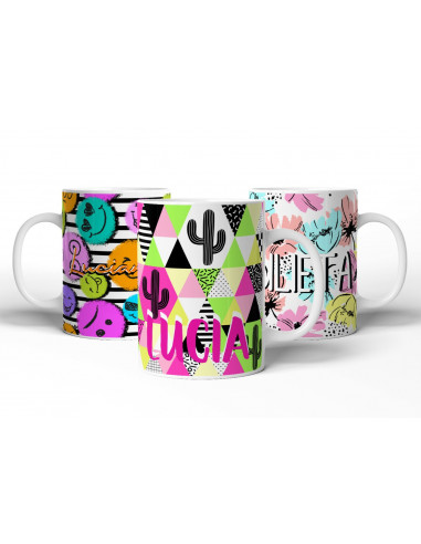 TAZAS FONDOS ESTAMPADOS