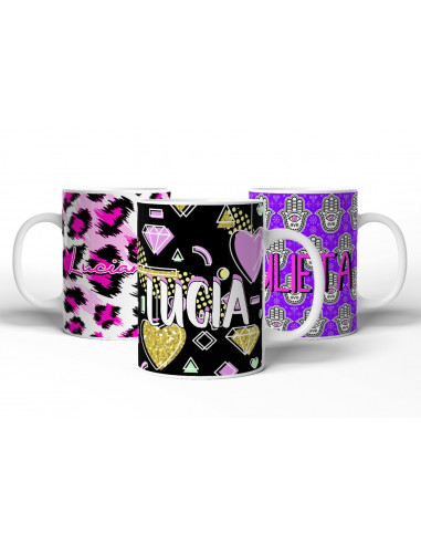 TAZAS FONDOS ESTAMPADOS
