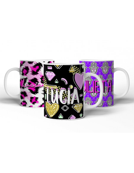 TAZAS FONDOS ESTAMPADOS