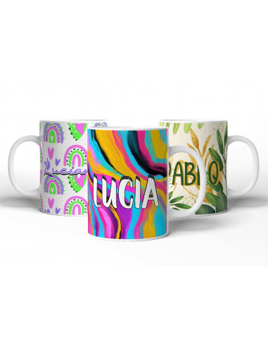 TAZAS FONDOS ESTAMPADOS