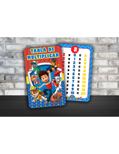 TABLA DE MULTIPLICAR Y ABECEDARIO