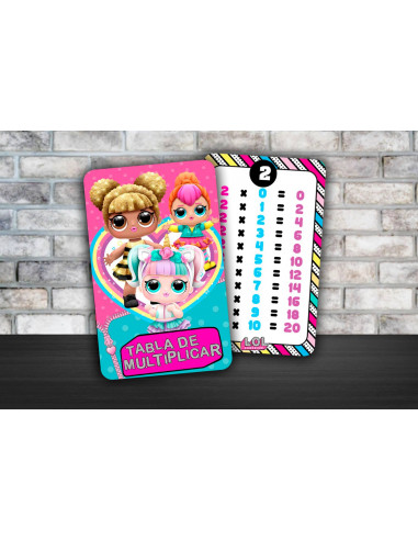 TABLA DE MULTIPLICAR Y ABECEDARIO PACK 2