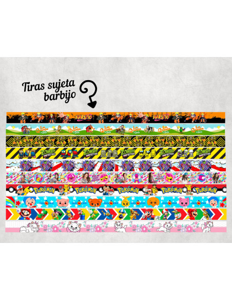 LLAVERO/SUJETADOR BARBIJO INFANTILES 5