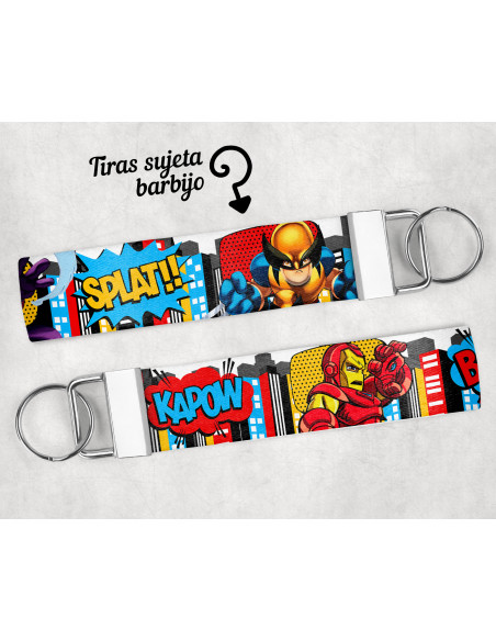 LLAVERO/SUJETADOR BARBIJO INFANTILES 5