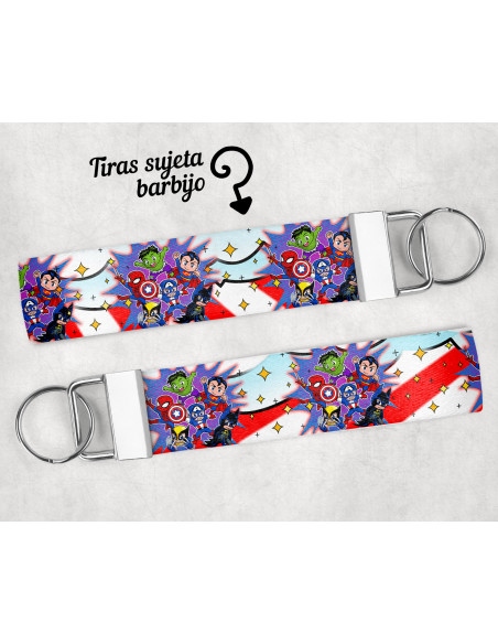 LLAVERO/SUJETADOR BARBIJO INFANTILES 5