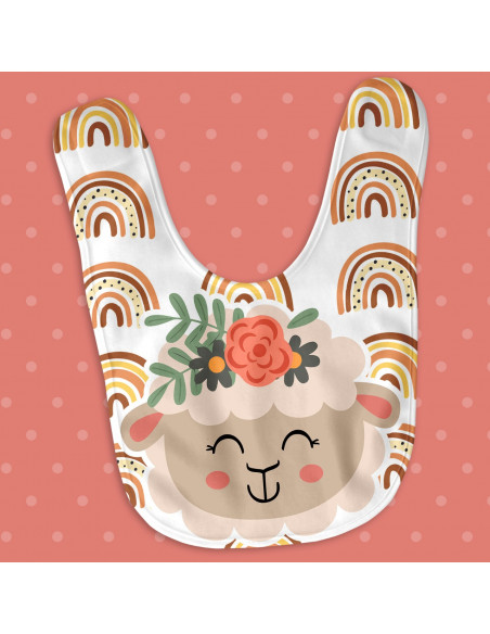 ALMOHADON + BABERO + BODY TRIBAL NENA