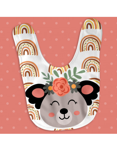 ALMOHADON + BABERO + BODY TRIBAL NENA