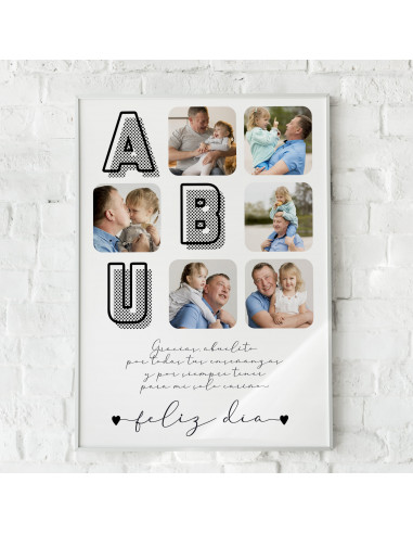 CUADROS FOTO DIA DEL PADRE ABUELO