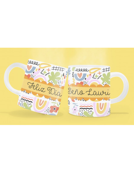 CARTUCHERAS - TAZAS DIA DEL MAESTRO -  SEÑOS - JARDINERA