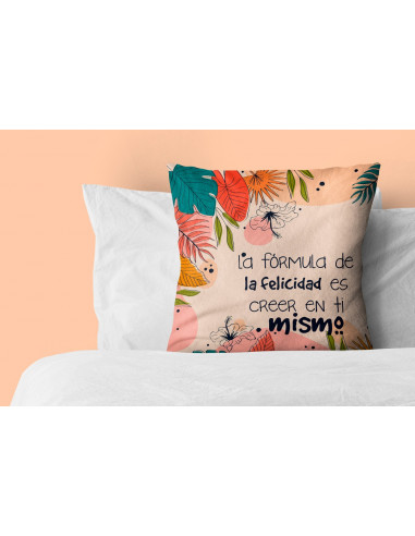 ALMOHADONES TROPICALES CON FRASES