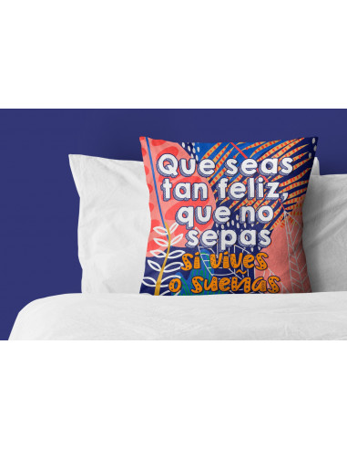 ALMOHADONES TROPICALES CON FRASES