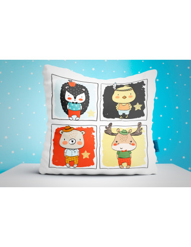 ALMOHADONES CUADRITOS