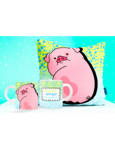 TAZA ALMOHADON CHANCHITO