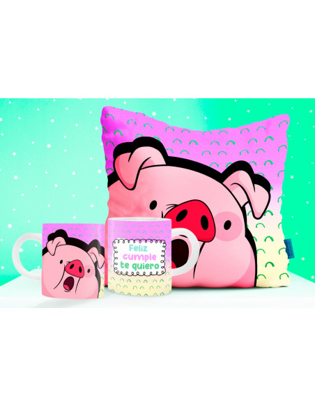 TAZA ALMOHADON CHANCHITO
