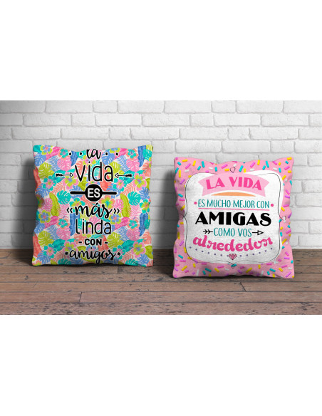 Almohadón día amigo 2