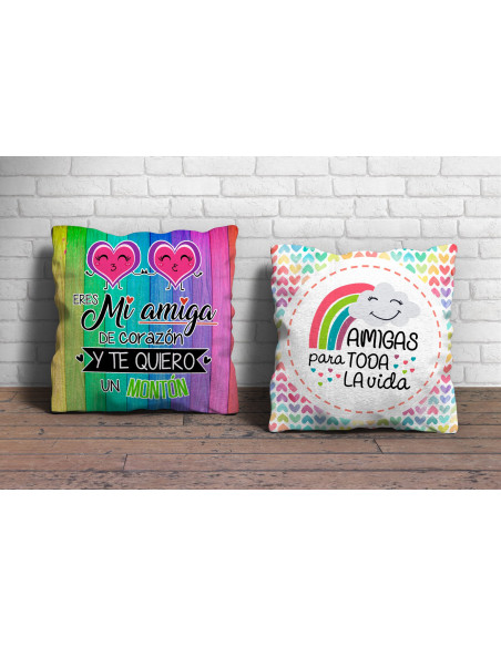 Almohadón día amigo 2
