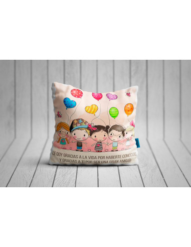 Almohadón día amigo