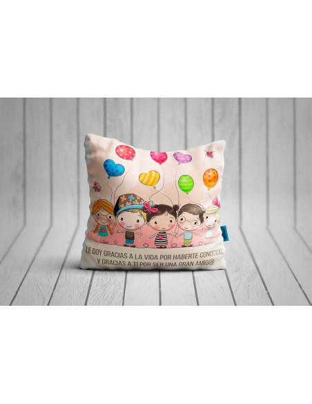 Almohadón día amigo