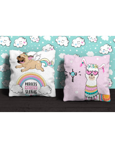 Almohadón Dibujito Frases