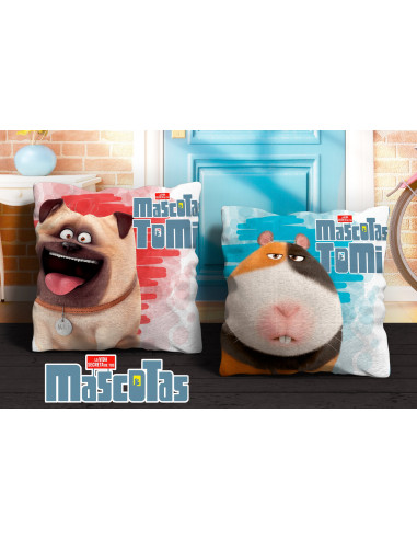 Almohadón Vida Secreta Mascotas