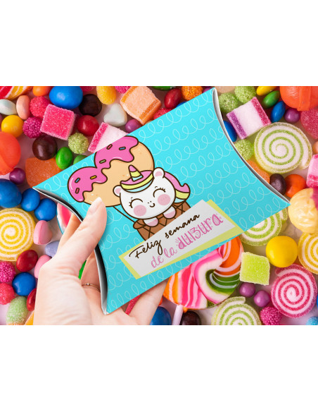 CAJITAS ALMOHADA SEMANA DE LA DULZURA