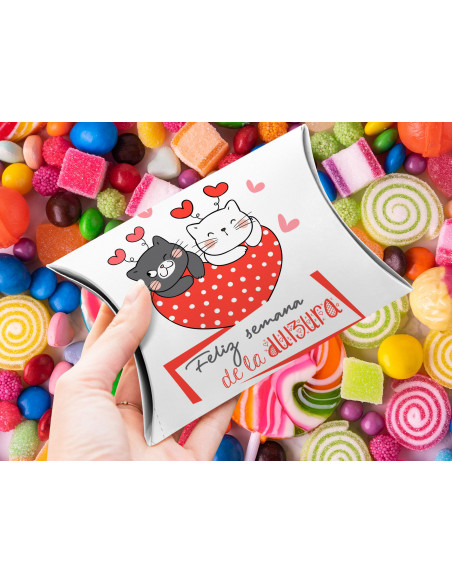 CAJITAS ALMOHADA SEMANA DE LA DULZURA