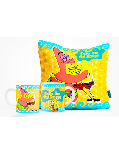 DIA DEL AMIGO ALMOHADON TAZA