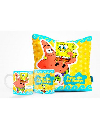 DIA DEL AMIGO ALMOHADON TAZA