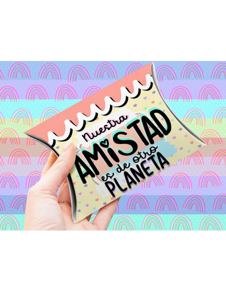 CAJAS ALMOHADA DIA DEL AMIGO