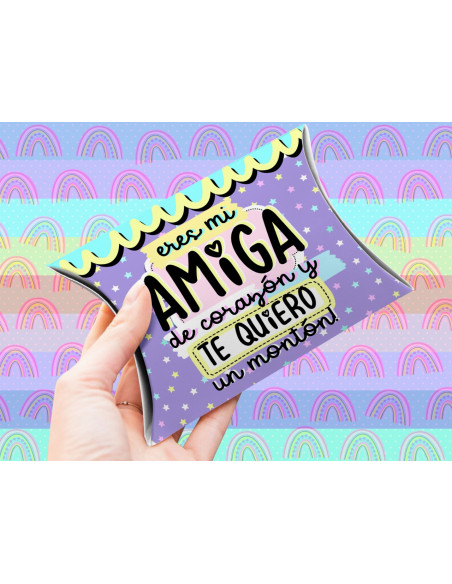 CAJAS ALMOHADA DIA DEL AMIGO