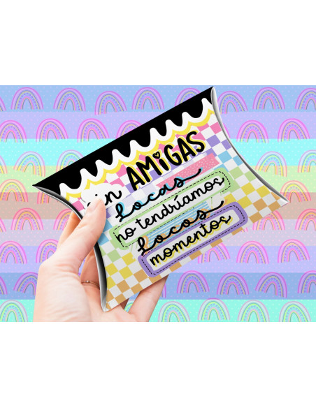 CAJAS ALMOHADA DIA DEL AMIGO