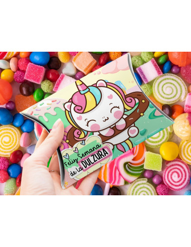 CAJA ALMOHADA SEMANA DE LA DULZURA...