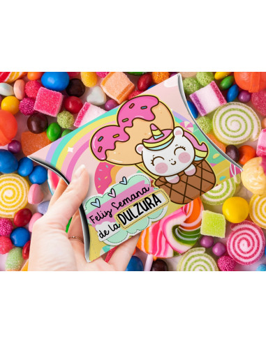 CAJA ALMOHADA SEMANA DE LA DULZURA...