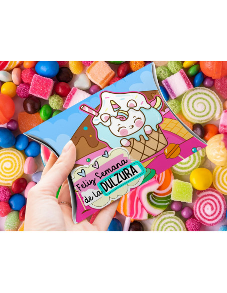 CAJA ALMOHADA SEMANA DE LA DULZURA PACK 3