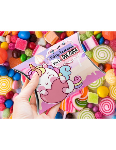 CAJA ALMOHADA SEMANA DE LA DULZURA...