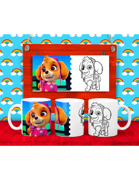 30 DISEÑOS DE TAZAS PARA COLOREAR PACK 3