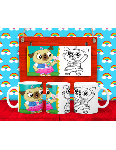 30 DISEÑOS DE TAZAS PARA COLOREAR PACK 3