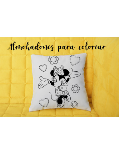 ALMOHADONES INFANTILES PARA COLOREAR...