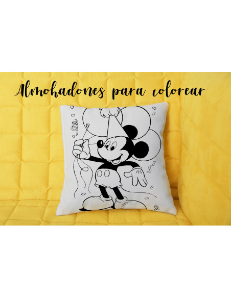 ALMOHADONES INFANTILES PARA COLOREAR PACK 1