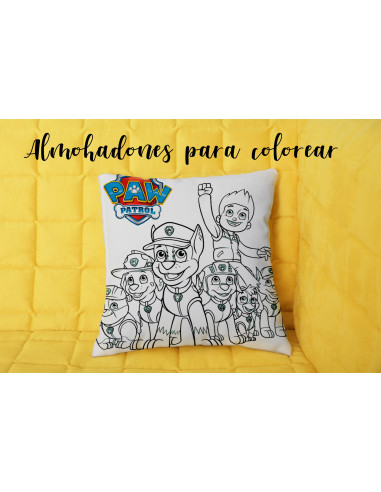 ALMOHADONES INFANTILES PARA COLOREAR...