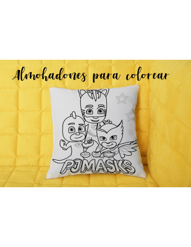 ALMOHADONES INFANTILES PARA COLOREAR...