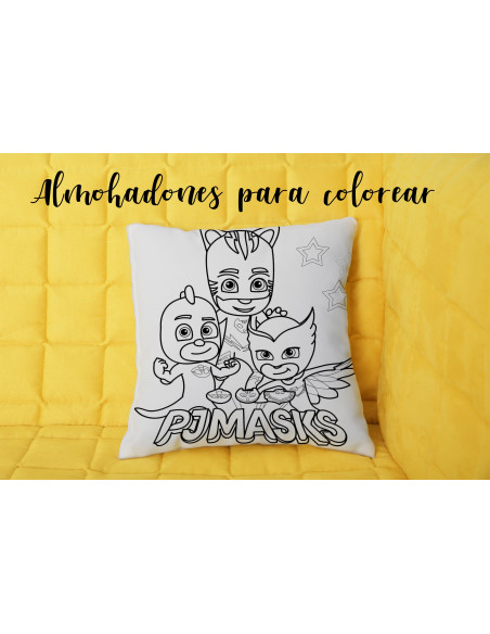 ALMOHADONES INFANTILES PARA COLOREAR PACK 1