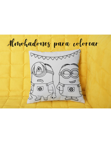ALMOHADONES INFANTILES PARA COLOREAR...
