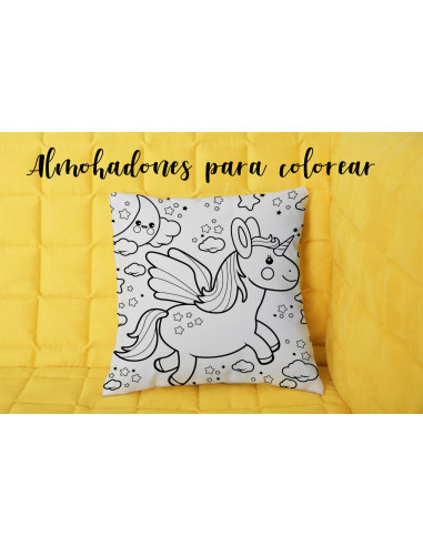 ALMOHADONES INFANTILES PARA COLOREAR...