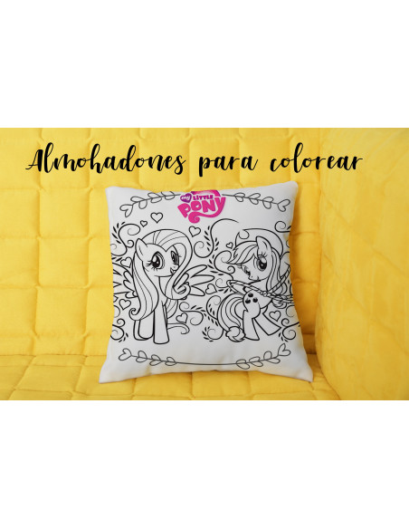 ALMOHADONES INFANTILES PARA COLOREAR PACK 1