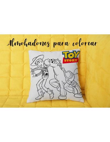 ALMOHADONES INFANTILES PARA COLOREAR...