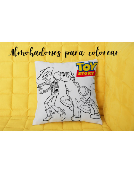 ALMOHADONES INFANTILES PARA COLOREAR PACK 1