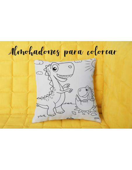 ALMOHADONES INFANTILES PARA COLOREAR PACK 1