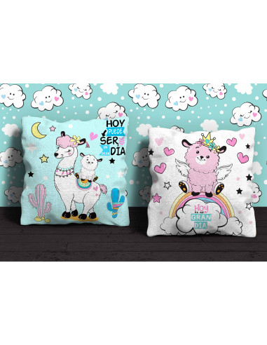 Almohadón Dibujito Frases