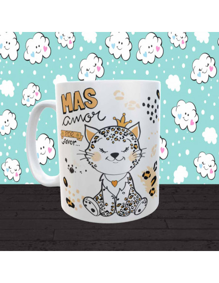 Tazas dibujito Frases